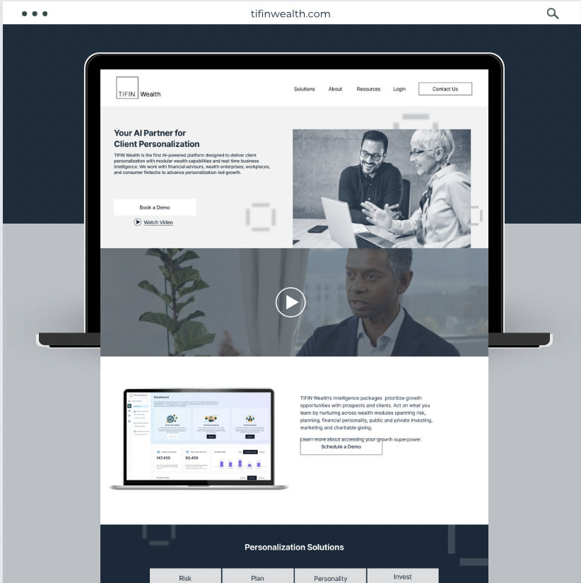 TIFIN Wealth Website Cover Image
